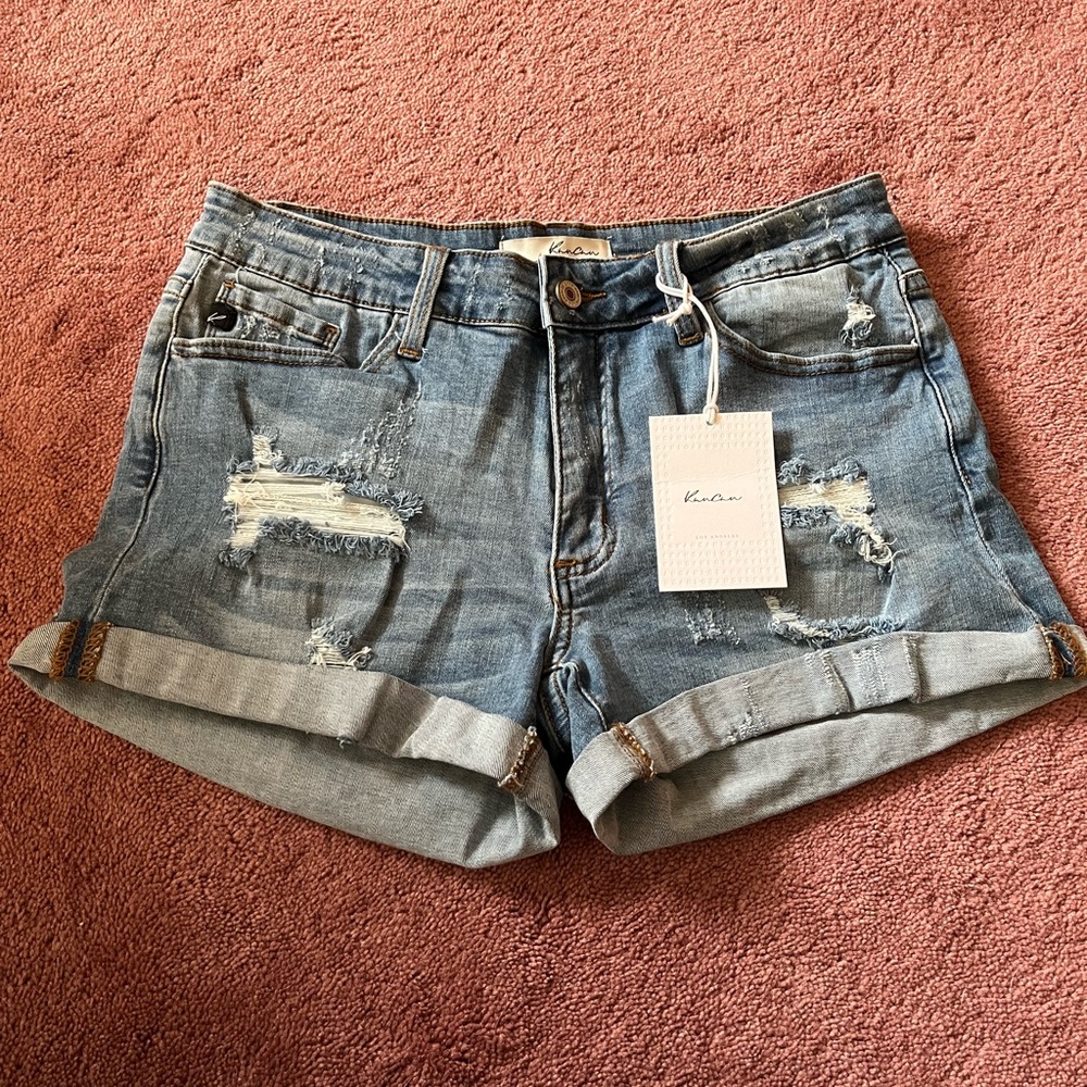 Kancan Women’s Light Distressed Shorts KC6005L Size 11/29